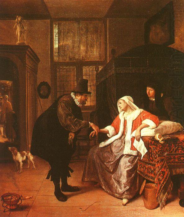 The Lovesick Woman, Jan Steen